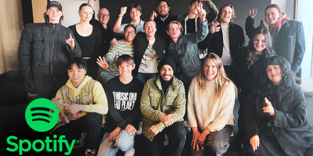 entertainment management spotify sydney students baem industry connections banner