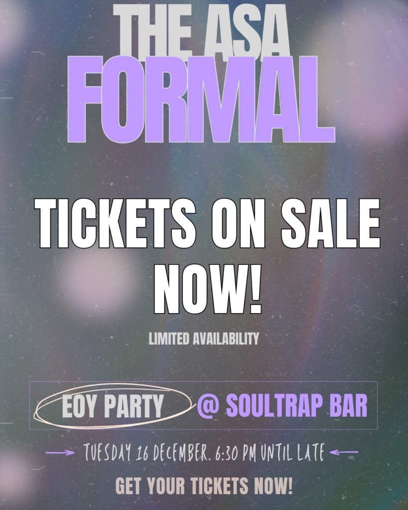 ASA End of Year Formal poster